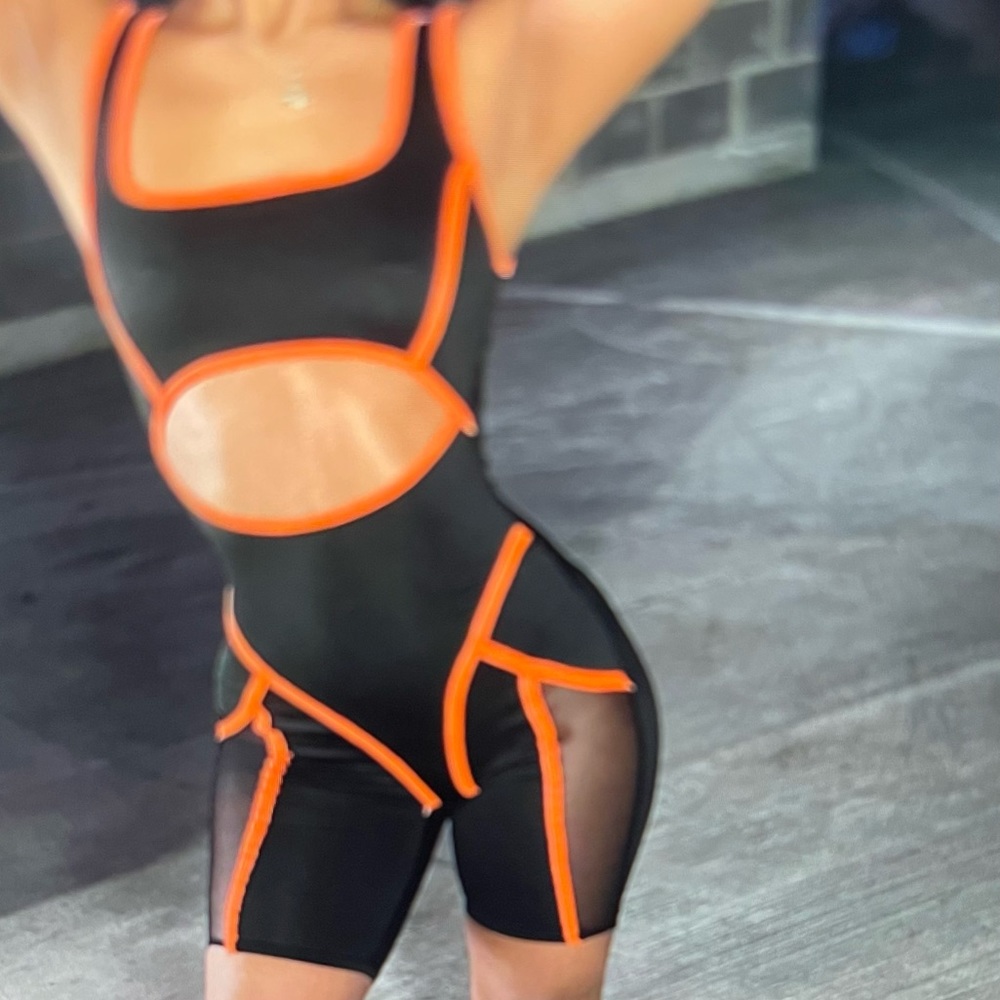 FASHION NOVA future goals cut out romper